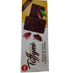 Taffyno Biscuit Au Cacao Et Grains De Sésames 130 G
