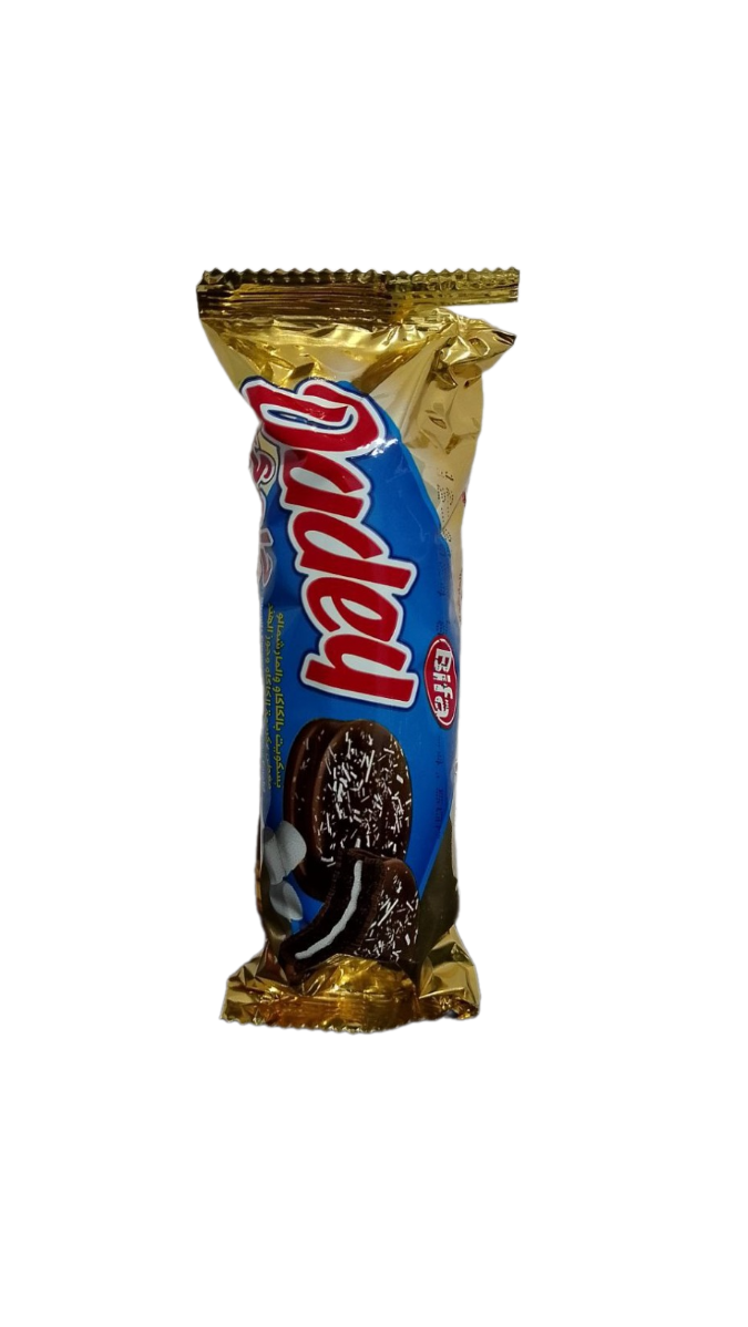 Dadey Biscuit Cacaotés au Guimauve Enrobé de à La Créme de Cacao et Noix de Cacao 82G