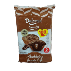 Dulcesol Madeleine Fourrée Café 6 Unités