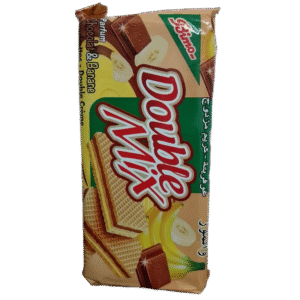 Double Mix Gaufrettes Double Créme Banane Chocolat 200G