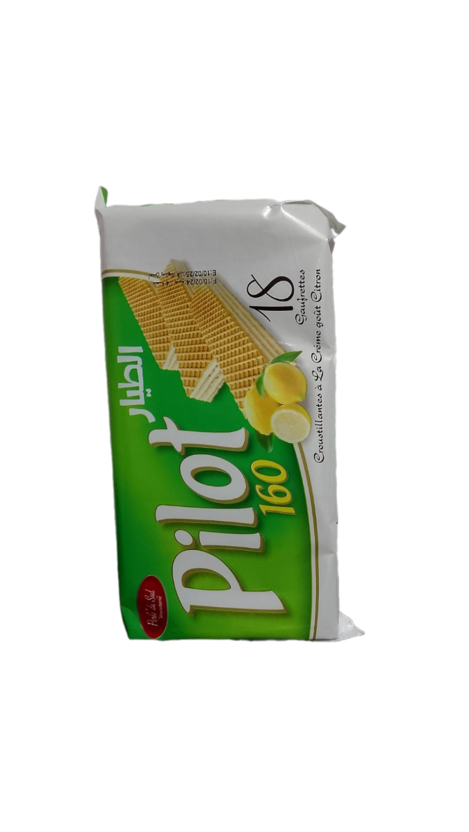 Pilot Gaufrettes à La Créme Goùt Citron 160G