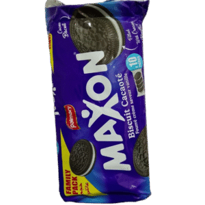 Maxion Biscuit Cacaoté Fourrée Créme Saveur Vanille 10 Piéces