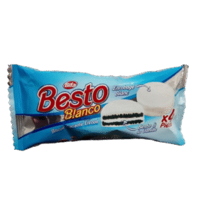 Besto Biscuit Cacaoté Fourré Et Enrobés à La Créme Gout Vanille 54G