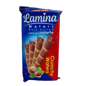 Lamina Gaufrette Roulée Croustillant Et Fourée De Créme Goùt Noisette