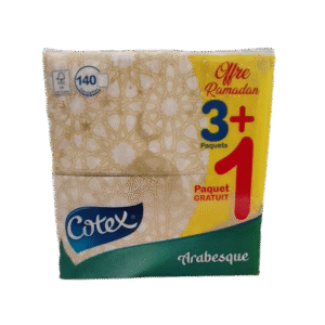 Cotex Arabesque 3 Paquet+1 Gratuit