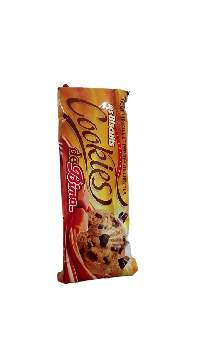 Biscuits Cookies Gout Caramel et Pépites de Chocolat 200g