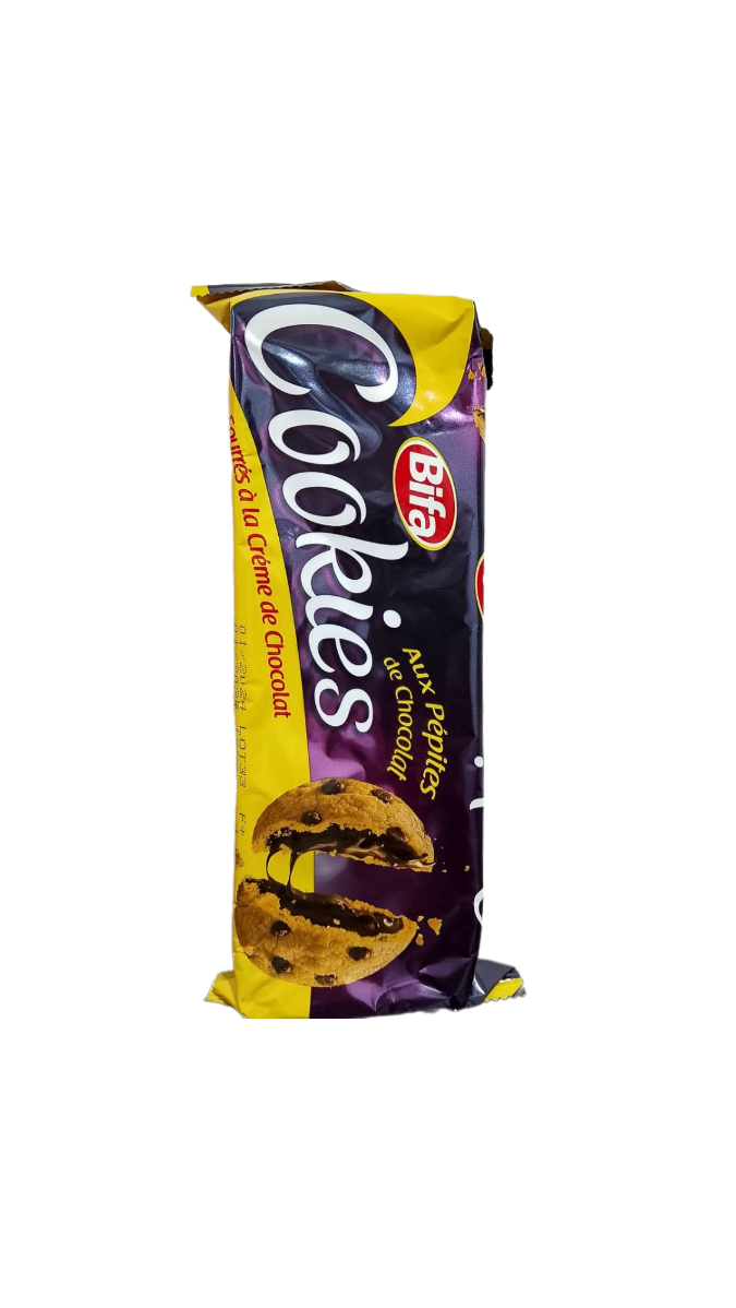 Bifa Cookies aux Pépites de Chocolat Fourrés à La Créme de Chocolat 155g