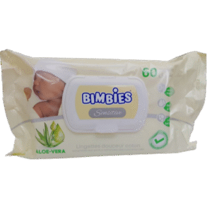 Bimbies Lingettes Humide 60 Lingettes