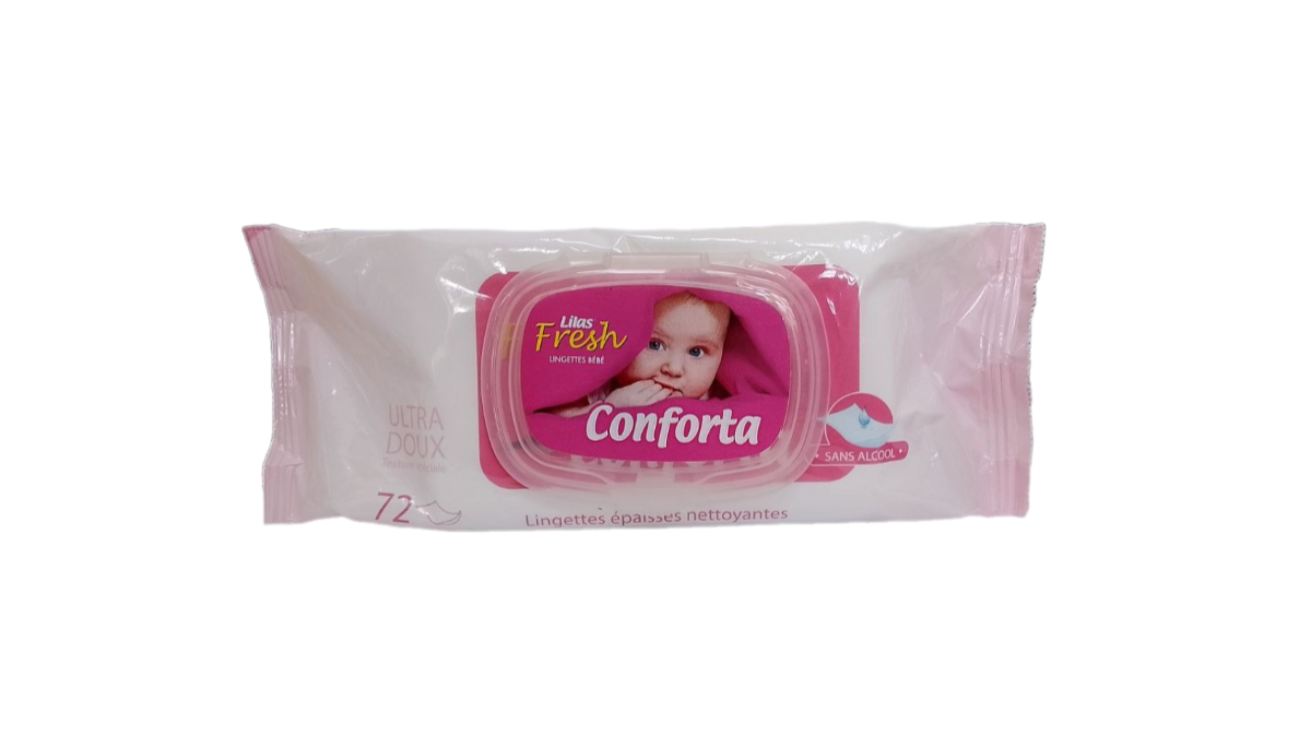 Lilas Fresh Lingettes Humide 72 Unités