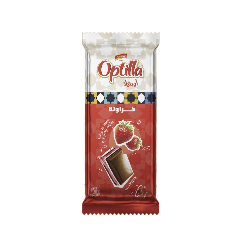 Optilla Végécao Forré A La Crème De Fraise 90 G