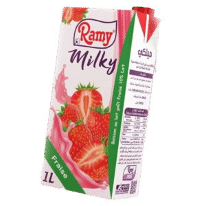 Jus Ramy Milky Fraise 1L