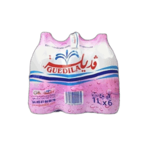 Guedila Fardeau de 6 bouteilles d’eau minérale 1L