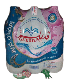 Guedila Fardeau de 6 bouteilles d’eau minérale 1.5L