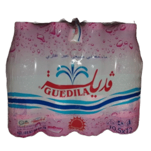 Guedila Fardeau de 12 bouteilles d’eau minérale 0.5L