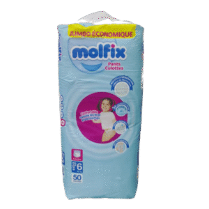 Molfix N6 Jumbo Pants +15 KG 50 Couches