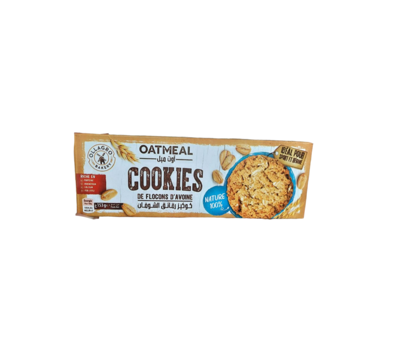 Oatmeal Cookies De Flocons D’Avoine 153 G