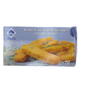 Batonnes De Chairs De Poisson Blanc Congelés 250 G