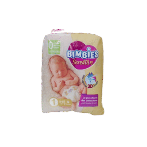 Bimbies Sensitive N1 2-5 KG (12 Pièces)