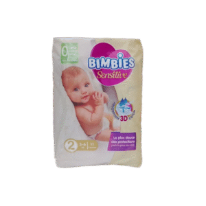 Bimbies Sensitive N2 3-6 KG 11 Couches