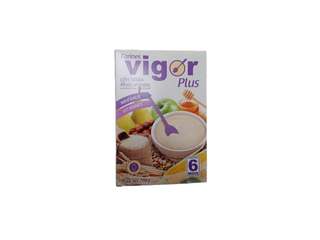 Vigor Plus Farines Multi Céréales 6 Mois 250G