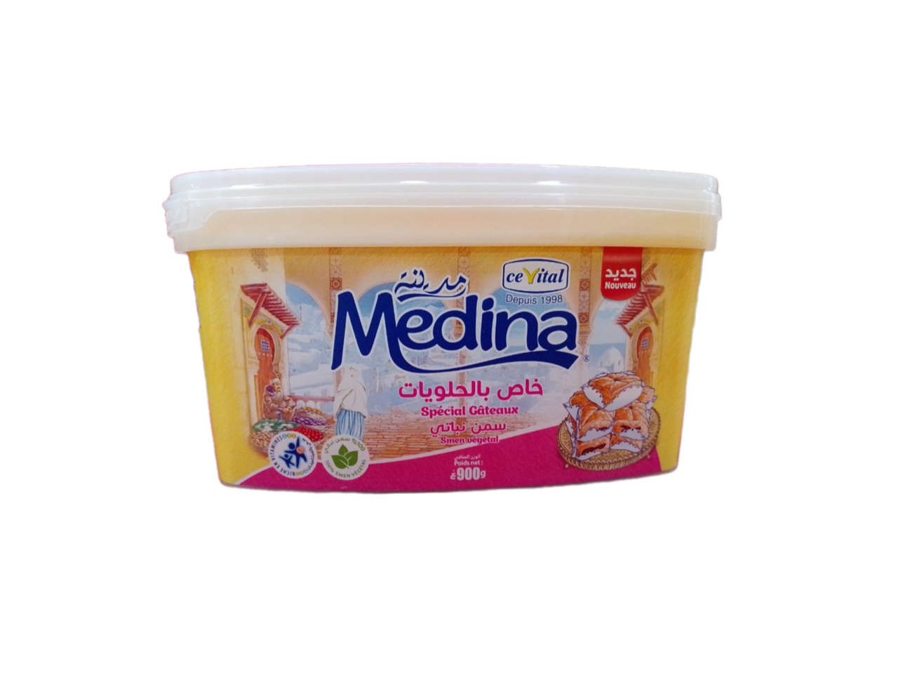 Medina Smen Vegetal Spécial Gàteaux 900G