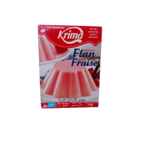 Krima Flan Gout Fraise 100 G