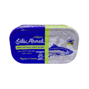 Sidi Ahmed Sardine à L’Huile Végétale Citron Et Fines Herbes 125G
