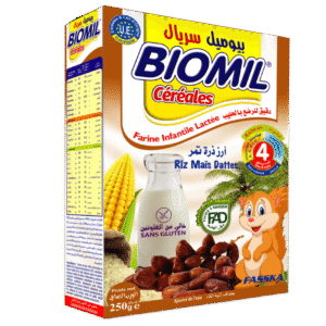 Biomil Céréales Riz Mais Dattes 250 G + 4 Mois