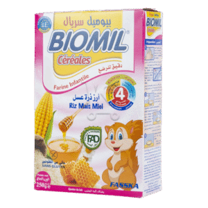Biomil Riz Mais Miel 250 G + 4 Mois