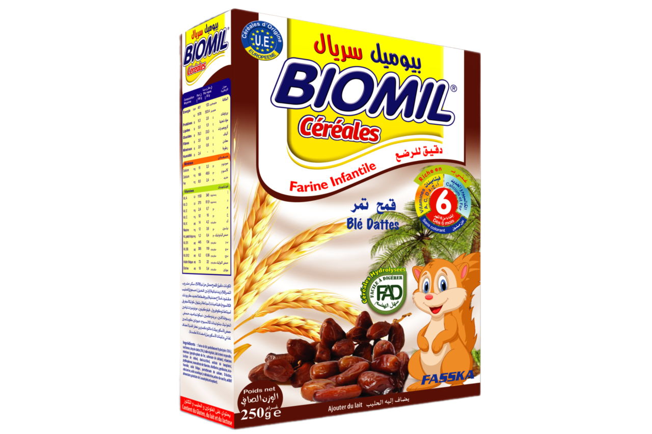 Biomil Blé Dattes 250 G + 6 Mois