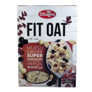 Ollagro Fit Oat Muesli D’Avoine Super Chocolaté 250 G