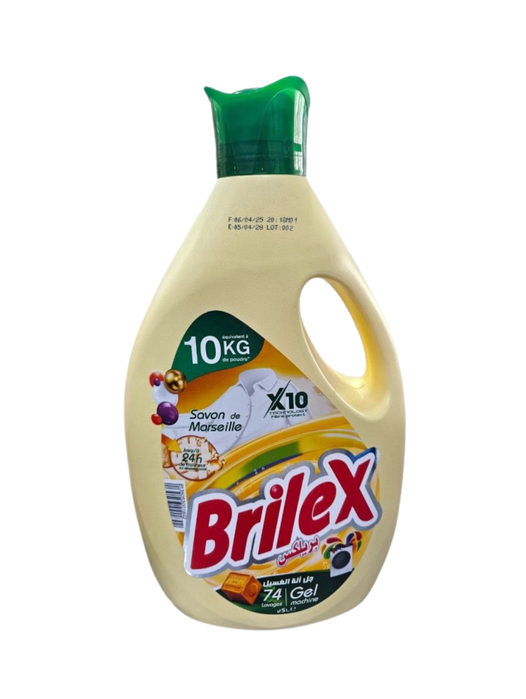 Brilex Gel Machine Savon De Marseille 5L
