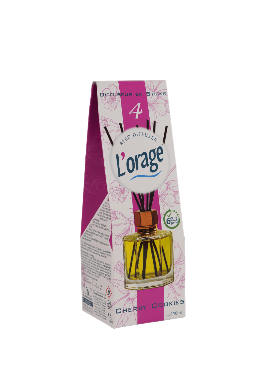 L’Orage Bâtonnets Désodorisants Cherry Cookies 110ML