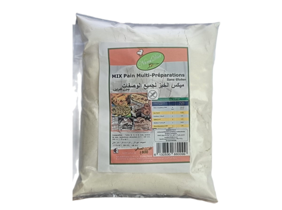 Mix Pain Multi – Préparations 800 G