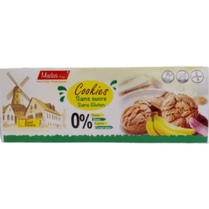 Madas Free Cookies Goùt Banane 120 G
