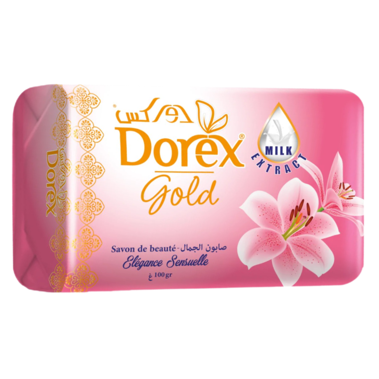 Dorex Savon De Beauté à L’Extrait De Lait Elégance Sensuelle 100G