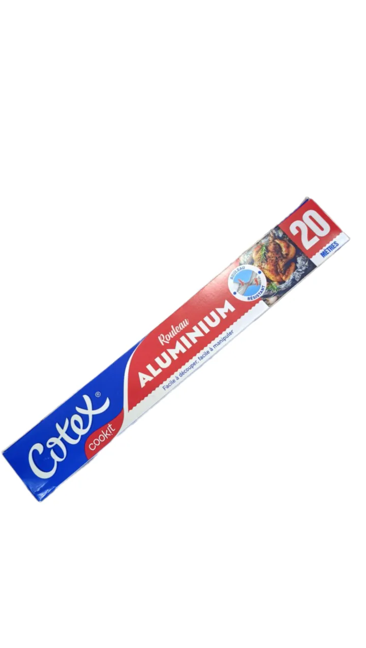 Cotex Papier Aluminium 20 Métres