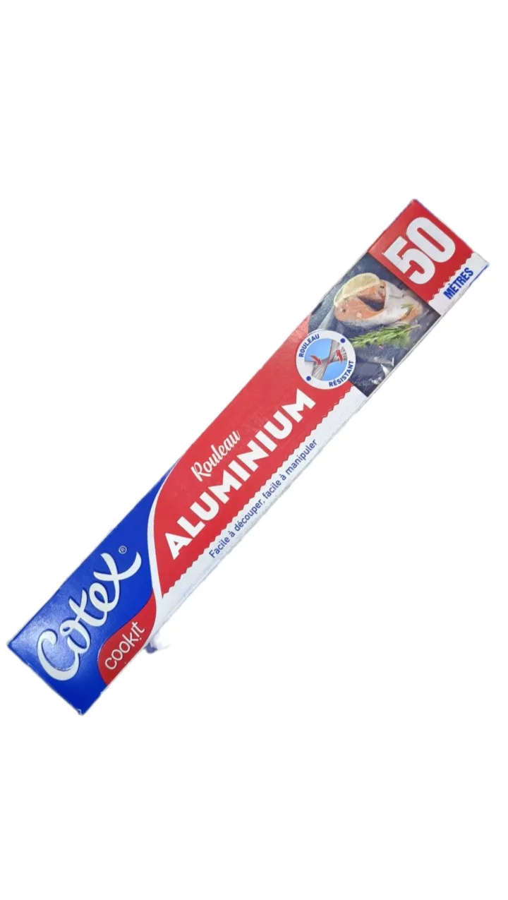 Cotex Papier Aluminium 50 Métres