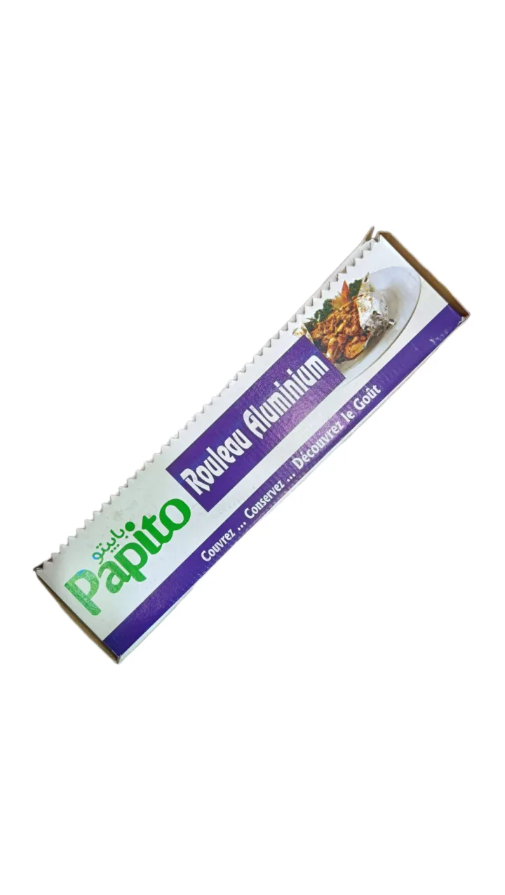 Papito Papier Aluminium 180 Métres