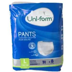 Uniform Couches Culottes Adulte Large 8 Pièces