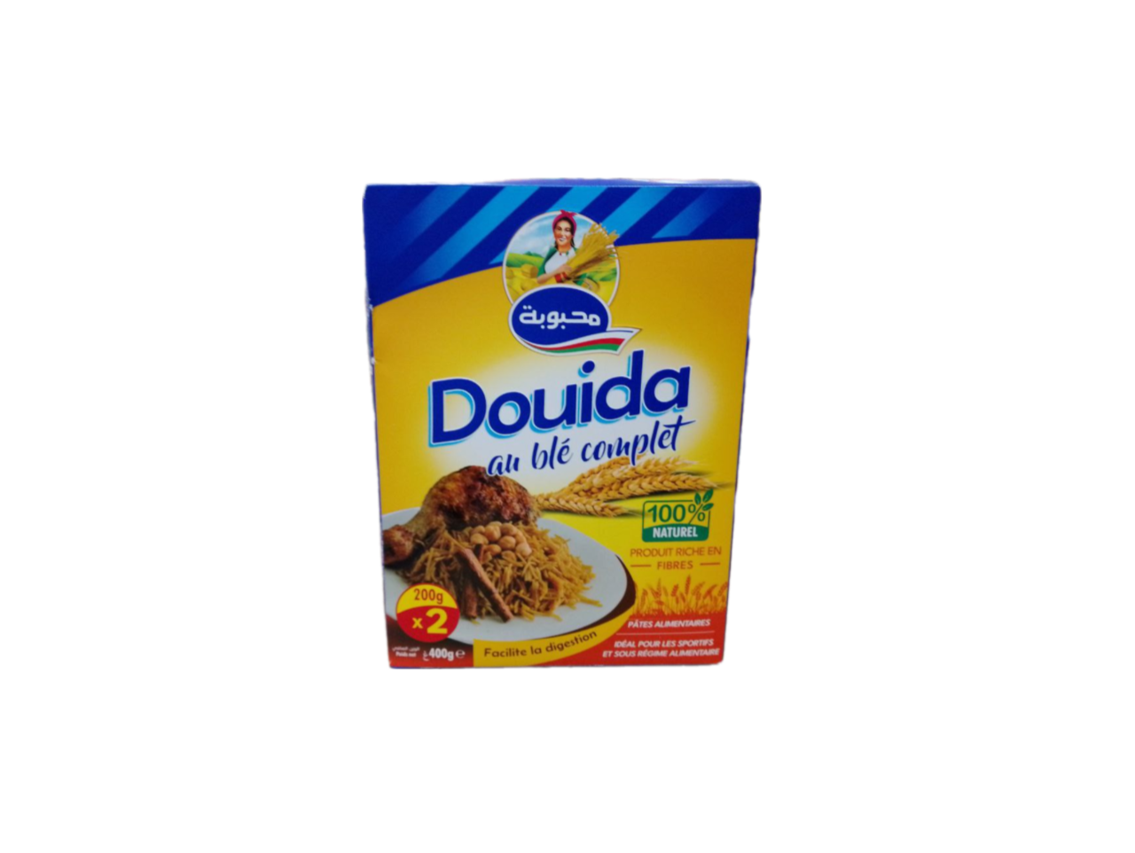 Mahbouba Douida au blé complet (400g) محبوبة دويدة بالقمح الكامل