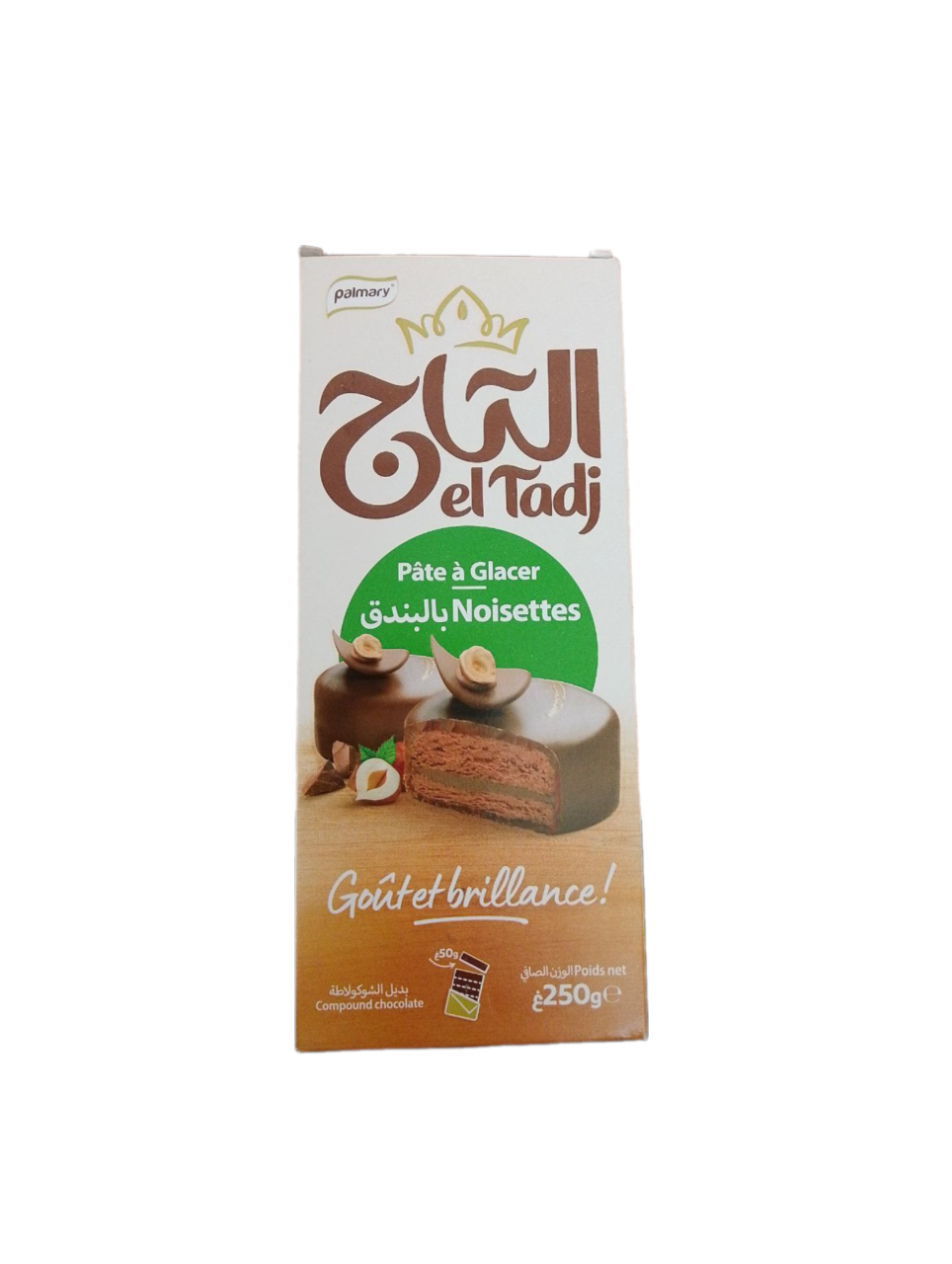 El Tadj Pate A Glacer Noisettes 250G