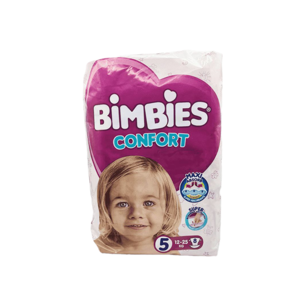 Bimbies Confort N5 12-25 KG 8 Couches