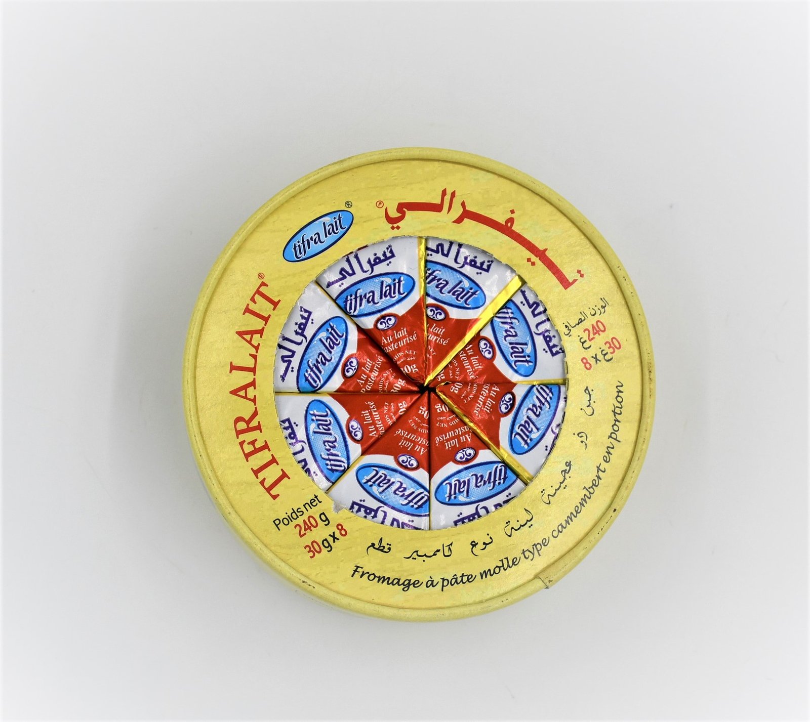 Tifralait Camembert 8 Pièces 240 G