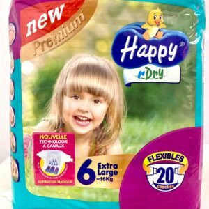 Happy Dry N6 +16 KG (20 Pièces)