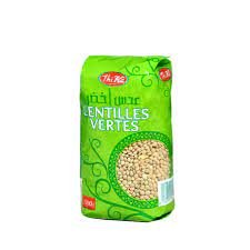 500g عدس أخضر _   Thika Lentilles Vetres