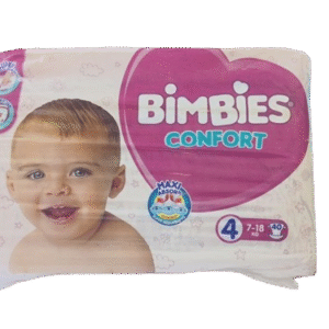 Bimbies Confort N4 7-18 KG 40 Couches
