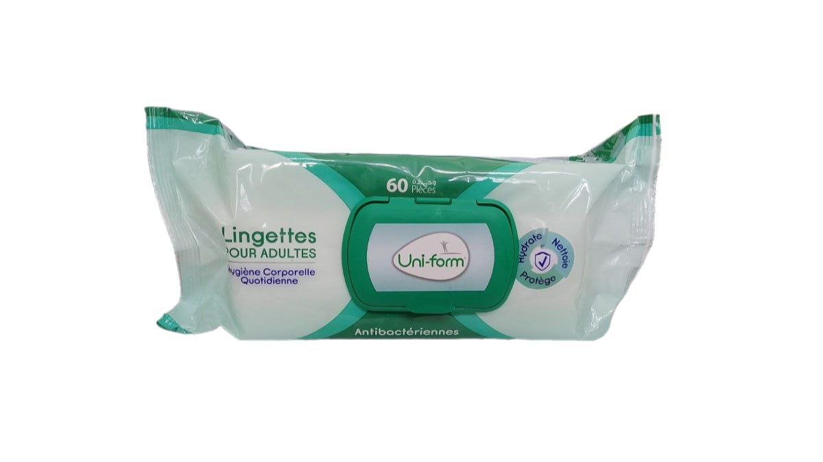 Uni-Form Lingettes Pour Adultes 60 Piéces