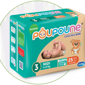 poupone n3  4-9kg (25 pièces)