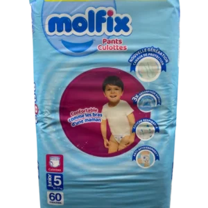 Couches culottes bébé Molfix Pants – N5 – 60pcs
